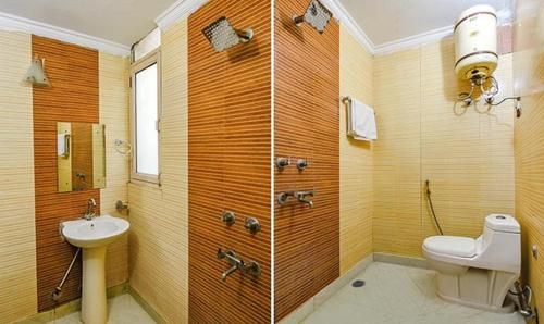 Koupelna v ubytování Hotel Smart Stay