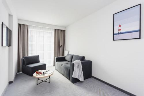 Гостиная зона в Platinum Hotel&Residence Wilanów