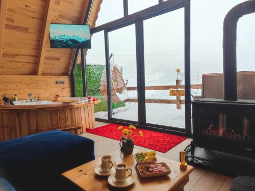 Ruang duduk di sataplebungalov