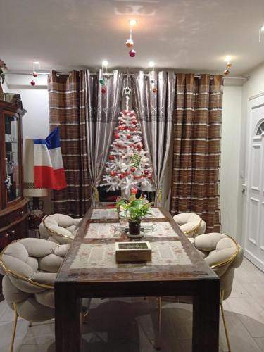 Dining area in a vendégházakat