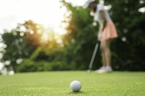 Golf v prázdninového domu nebo okolí