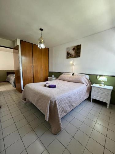 Un pat sau paturi într-o cameră la Departamento en Mendoza parque central -Mijo-
