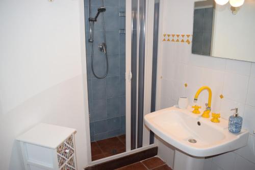 Koupelna v ubytování Villa Ina