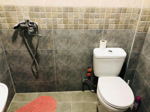 Koupelna v ubytování Borjomi inn
