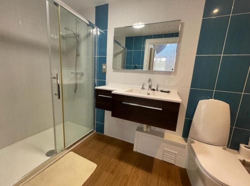 flat3 Wimbledon-1 bedroom flat tesisinde bir banyo