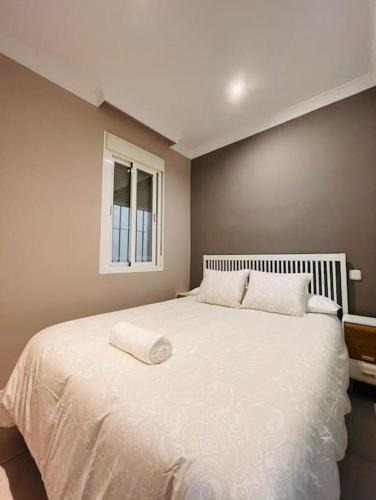 Säng eller sängar i ett rum på Apartamento El retiro!