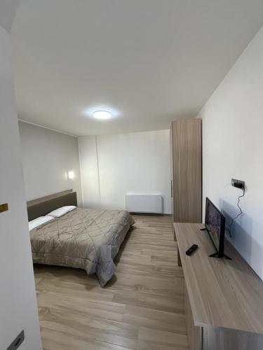 Postel nebo postele na pokoji v ubytování B&B La Terrazza Polifrone