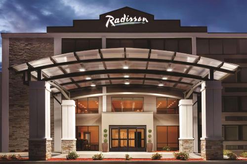 a rendering of the front of a building at Radisson Hotel Charlotte Airport in Charlotte