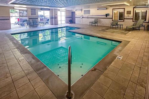 a large swimming pool in a building at Country Inn & Suites by Radisson, Knoxville at Cedar Bluff, TN in Knoxville