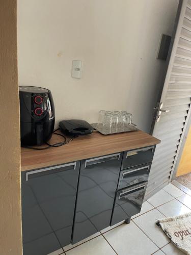 Dapur atau dapur kecil di Casa Para Temporada Guilherme