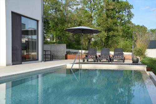 Πισίνα στο ή κοντά στο Villa goISTRIA