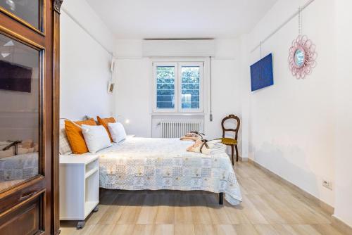Postel nebo postele na pokoji v ubytování Art apartment Venice parking garden