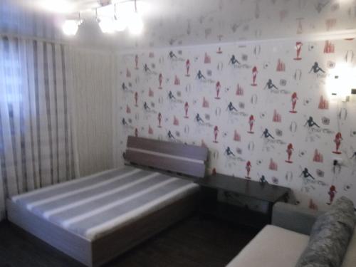 Voodi või voodid majutusasutuse 1 комнатная квартира в Усть-Каменогорске toas