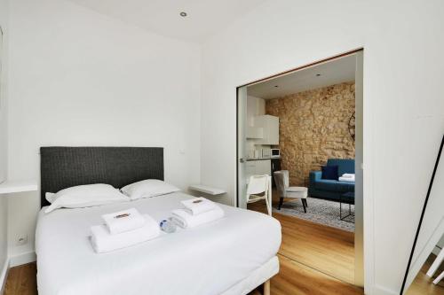 Appart confortable -1BR 4P- Quartier Beaubourg