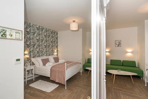 Postel nebo postele na pokoji v ubytování Studio apartments Marcel