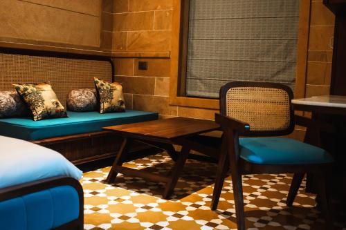 Zona de estar de Guulab Haveli - Opp Fort