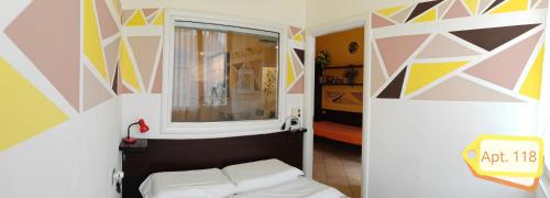 Bilik mandi di Garda Apartments in Euroresidence
