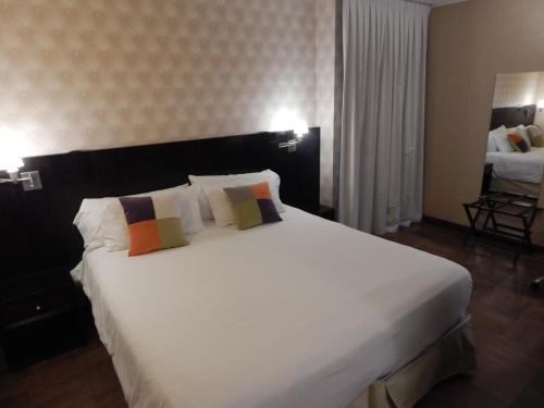 Ένα ή περισσότερα κρεβάτια σε δωμάτιο στο Ribera Sur Hotel