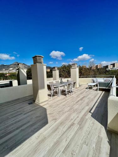 Luxury Condo Sea View Large Terrace BenalBeach