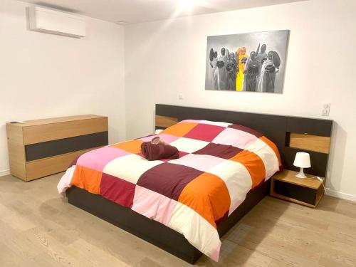 Cama o camas de una habitación en Loft