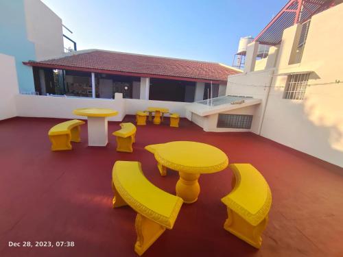 Χώρος καθιστικού στο GUBBI GOODU INN HOMESTAY