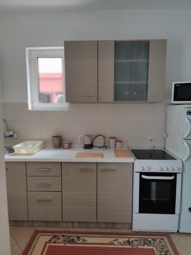 Apartments Gabi-Zdenka 1 i 2にあるキッチンまたは簡易キッチン
