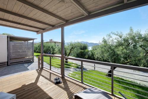 Balkoni atau teres di Camping Eurovil