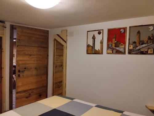 Ένα ή περισσότερα κρεβάτια σε δωμάτιο στο Botton d'oro