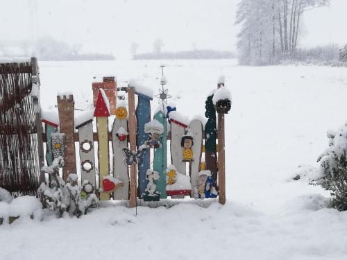 冬のMonteurzimmer Beate Ackermannの様子