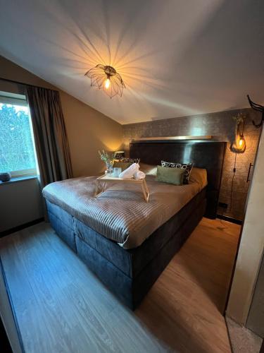 1 dormitorio con 1 cama grande en una habitación en Parc La Dune South Africa Lodge, en Warmenhuizen
