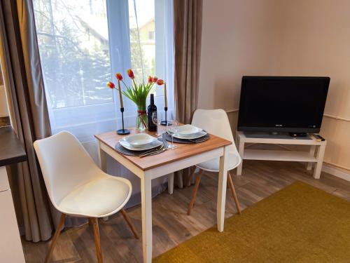 Μια τηλεόραση ή/και κέντρο ψυχαγωγίας στο Mokka Apartament