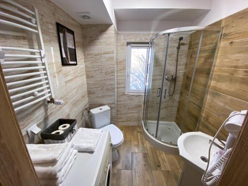 Kúpeľňa v ubytovaní Mokka Apartament