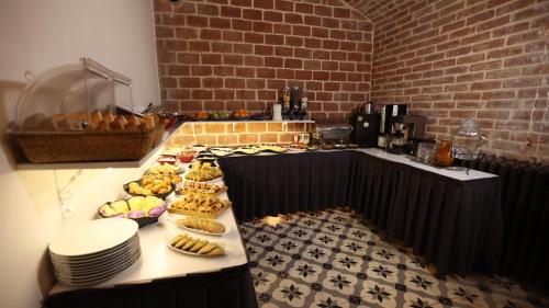 a table with plates of food on top of it at Royal Tophane in Istanbul