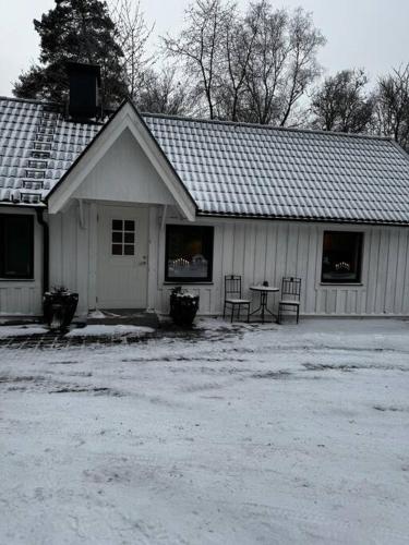 Mysigt hus på 40 kvm i Målaskog ในช่วงฤดูหนาว