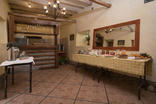 Een restaurant of ander eetgelegenheid bij Refugio Andino