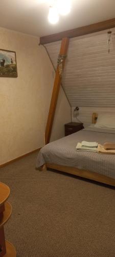 Postel nebo postele na pokoji v ubytování Zelena Sadyba Bila Stavka