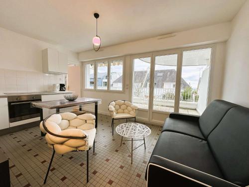 Fouesnant, 50m plage Cap Coz, app. cosy 2 pers, terrasse, parking - FR-1-481-154