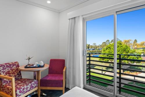 En balkon eller terrasse på Springs Shoalhaven Nowra