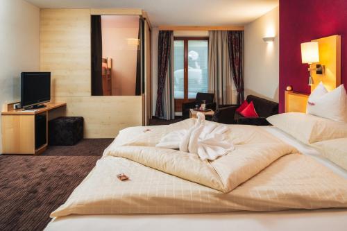 Cama o camas de una habitación en Hotel Gabriela INKLUSIVE SUPER SOMMER CARD