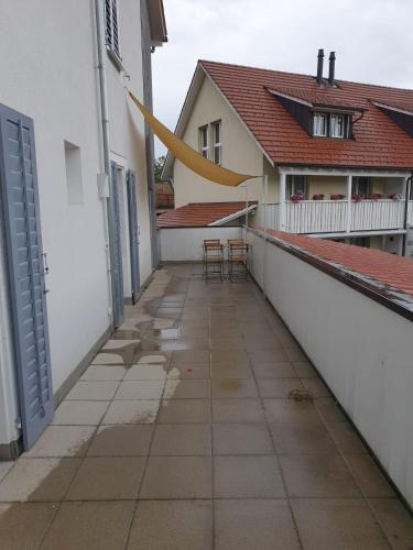 Balkón nebo terasa v ubytování Hotel zum Hirschen