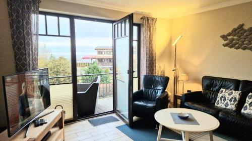Ruang duduk di Appartementanlage Urlaubsträume