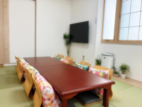 大阪西九条stay2 屋上BBQ可にあるテレビまたはエンターテインメントセンター
