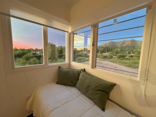 Ένα ή περισσότερα κρεβάτια σε δωμάτιο στο ARENA apart l - Juana Koslay - San Luis