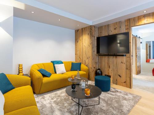 Appartement raffiné avec accès direct aux pistes, wifi et parking 2 places