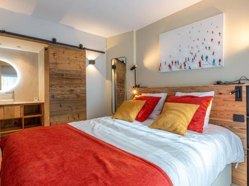 Appartement raffiné avec accès direct aux pistes, wifi et parking 2 places