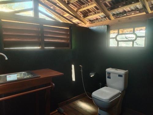 Koupelna v ubytování Mamisa Café, Home stay