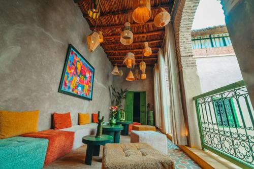 Posezení v ubytování Hotel & Riad Veridis