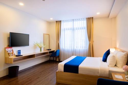 TV a/nebo společenská místnost v ubytování Sandals Star Hotel