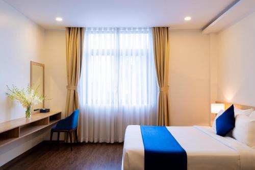 Postel nebo postele na pokoji v ubytování Sandals Star Hotel