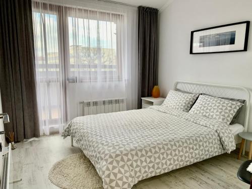 Postel nebo postele na pokoji v ubytování Snowflake home - Private apartment